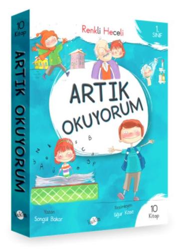 1.Sınıf Artık Okuyorum - Renkli Heceli 10 Kitap