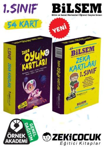 1.Sınıf Bilsem Zeka Kartları