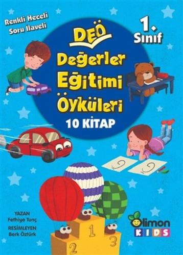 1. Sınıf DEÖ Değerler Eğitimi Öyküleri - (10 Kitap Takım)