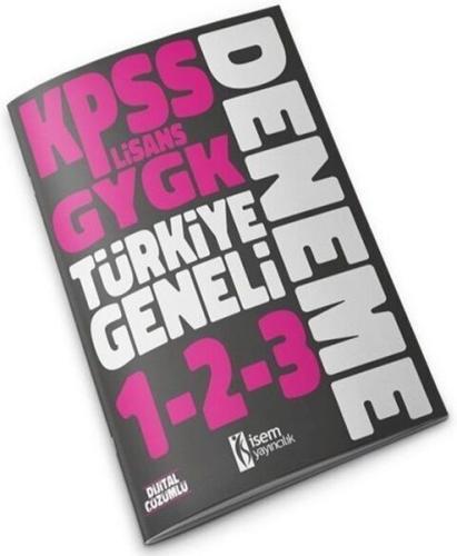 2023 KPSS Lisans GYGK Türkiye Geneli Deneme Seti 1-2-3