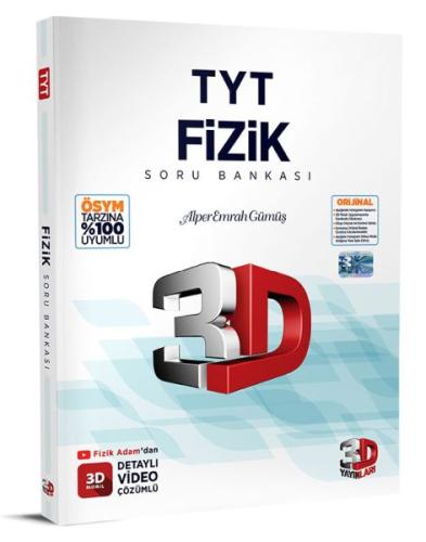 3D 2023 TYT Fizik Tamamı Video Çözümlü Soru Bankası