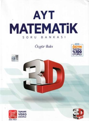 3D AYT Matematik Tamamı Video Çözümlü Soru Bankası (Yeni)