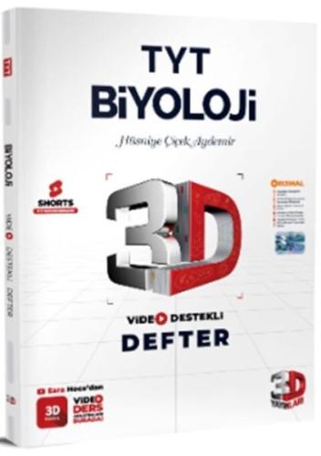 3D Yayınları TYT Biyoloji Video Destekli Defter