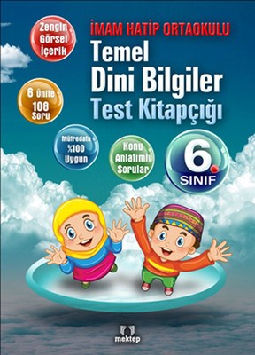 6. Sınıf Temel Dini Bilgiler Test Kitapçığı