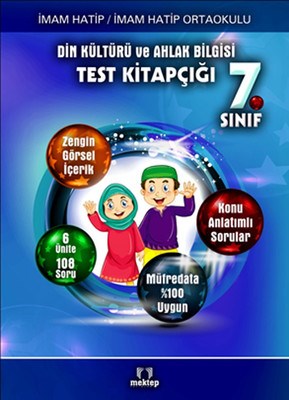 7. Sınıf Din Kültürü ve Ahlak Bilgisi Test Kitabı