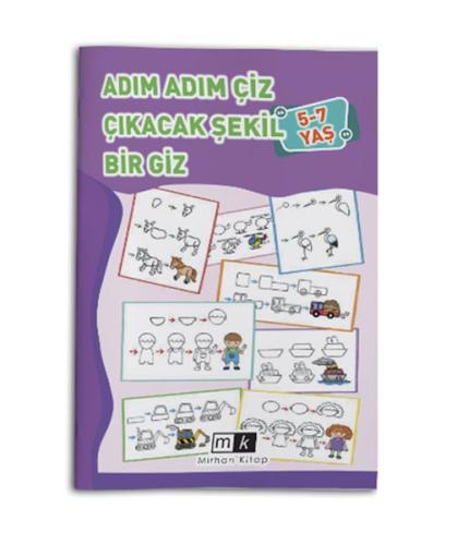 Adım Adım Çiz Çıkacak Şekil Bir Giz 5-7 Yaş