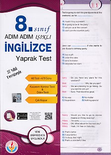 Adım Adım Işıklı 8. Sınıf İngilizce Yaprak Test