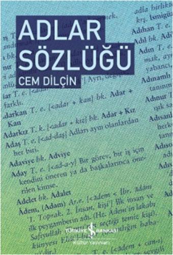 Adlar Sözlüğü (Ciltli)