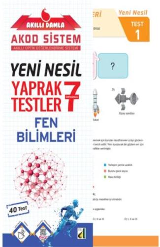 Akıllı Damla Fen Bilimleri Yeni Nesil Yaprak Testler-7. Sınıf