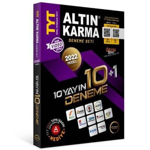 Altın Karma 2022 TYT 10 Farklı Yayın 10 Farklı Deneme