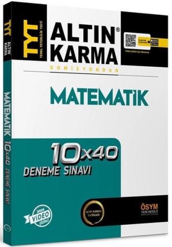 Altın Karma 2022 TYT Matematik Tamamı Video Çözümlü 10x40 Deneme Sınav