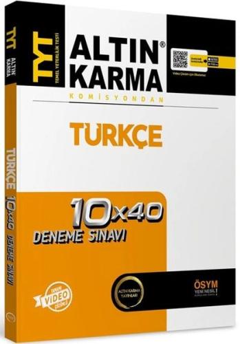 Altın Karma 2023 TYT Türkçe 10 x 40 Branş Deneme