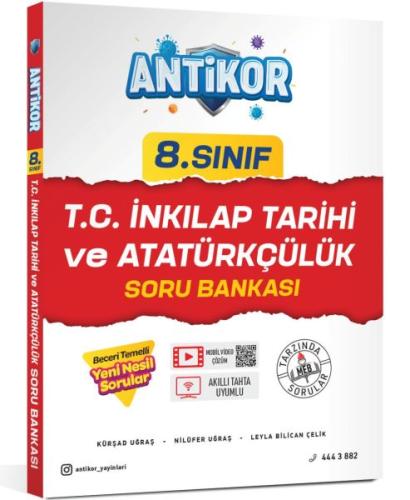 Antikor 8.Sınıf T.C. İnkılap Tarihi ve Atatürkçülük Soru Bankası