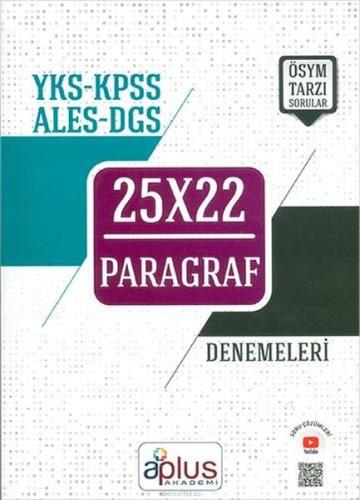 APlus YKS KPSS ALES DGS Paragraf 25x22 Denemeleri (Yeni)