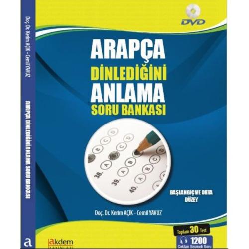 Arapça Dinlediğini Anlama Soru Bankası (DVD'li) Ciltli