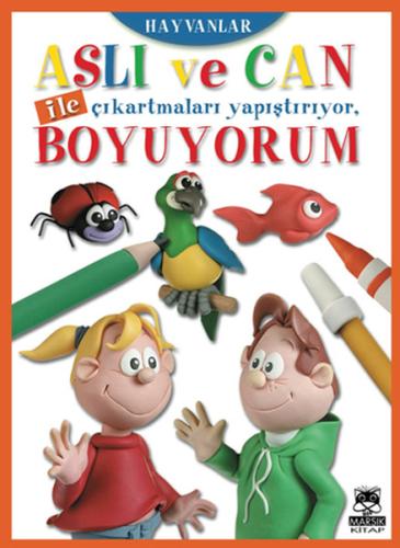 Aslı ve Can ile Çıkartmaları Yapıştırıyor, Boyuyorum - Hayvanlar