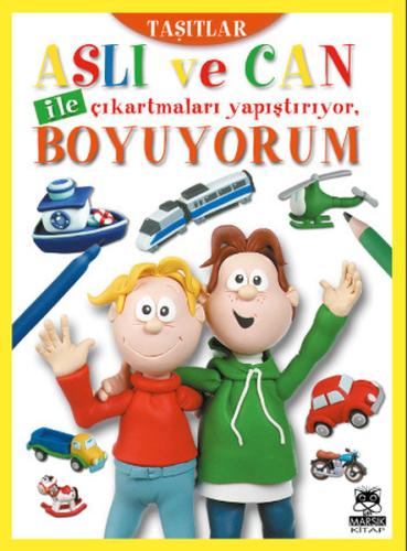 Aslı ve Can ile Çıkartmaları Yapıştırıyor, Boyuyorum - Taşıtlar