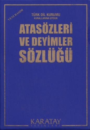 Atasözleri ve Deyimler Sözlüğü (Plastik Kapak)