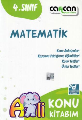 Cancan 4. Sınıf Matematik Afilli Konu Kitabım (Yeni)