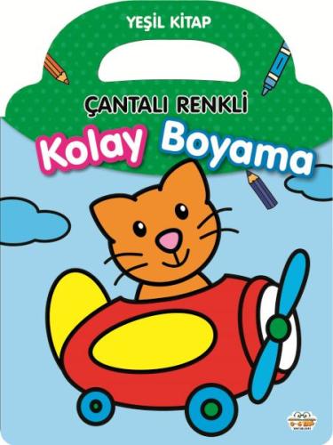 Çantalı Renkli Kolay Boyama- Yeşil Kitap