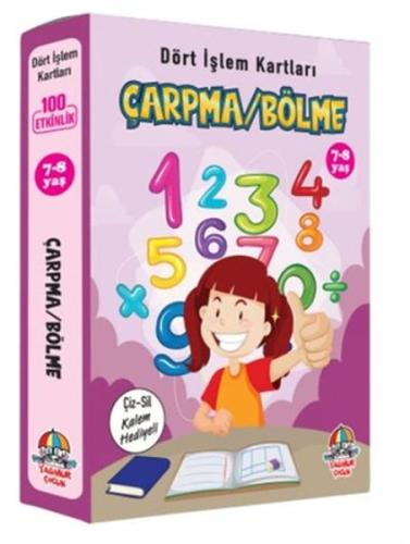 Çarpma Bölme - Dört İşlem Kartları 7-8 Yaş - Cep Boy