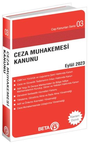 Cep Kanunları Serisi 03 - Ceza Muhakemesi Kanunu (Cep Boy)