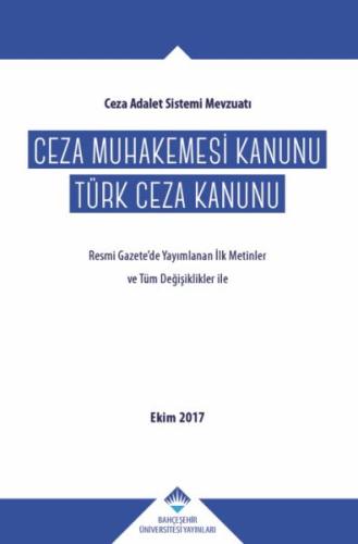 Ceza Muhakemesi Kanunu / Türk Ceza Kanunu (Ciltli)