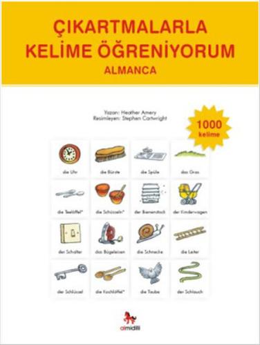 Çıkartmalarla Kelime Öğreniyorum - Almanca 1000 Kelime