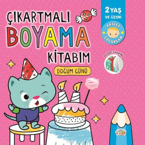 Çıkartmalı Boyama Kitabım Doğum Günü