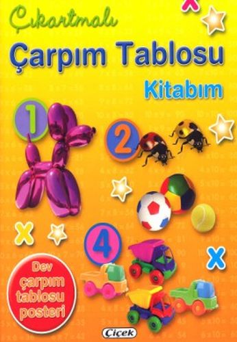 Çıkartmalı Çarpım Tablosu Kitabım