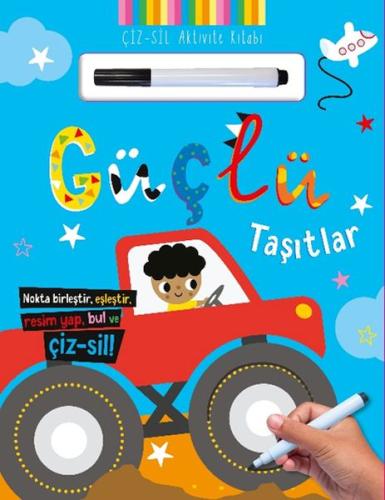 Çiz – Sil Aktivite Kitabı Güçlü Taşıtlar