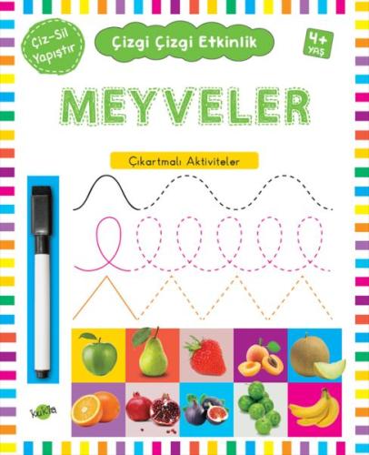 Çizgi Çizgi Etkinlik- Meyveler (4+ Yaş)