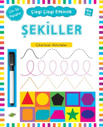 Çizgi Çizgi Etkinlik - Şekiller (4+ Yaş)