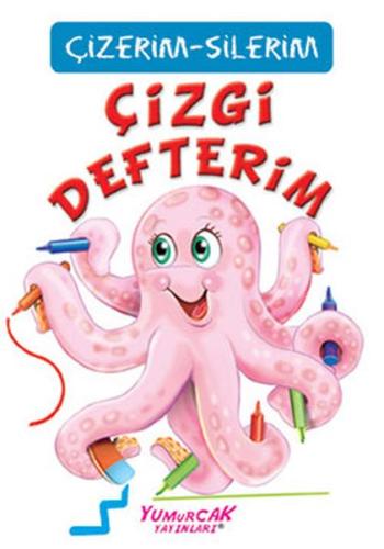 Çizgi Defterim (Çizerim-Silerim) - Kalem Hediyeli