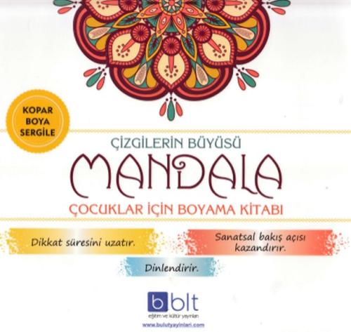 Çizgilerin Büyüsü Mandala Çocuklar İçin Boyama Kitabı