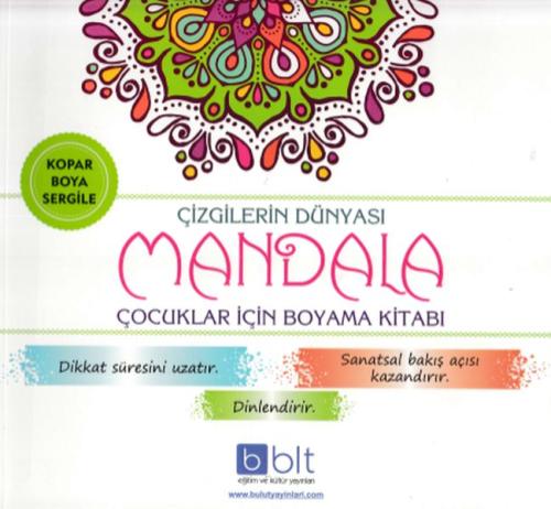 Çizgilerin Dünyası Mandala Çocuklar İçin Boyama Kitabı