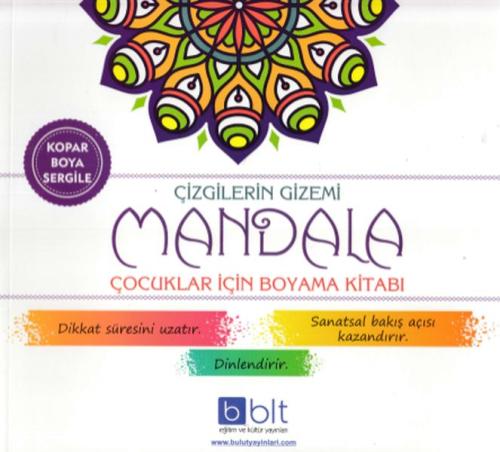 Çizgilerin Gizemi Mandala Çocuklar İçin Boyama Kitabı