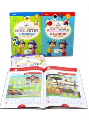 Çocuklar İçin İlk Kodlama ve Algoritma Aktiviteleri - 4 Kitap