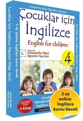 Çocuklar için İngilizce Kitap Serisi - 4 Kitap Takım