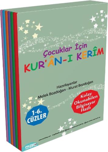 Çocuklar İçin Kur’an-ı Kerim 1- 6. Cüzler (6 Kitaplık Set)