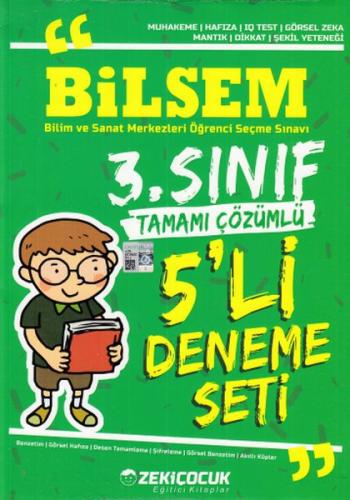 Çözüm Akademi 3. Sınıf Bilsem 5'li Deneme Seti (Yeni)