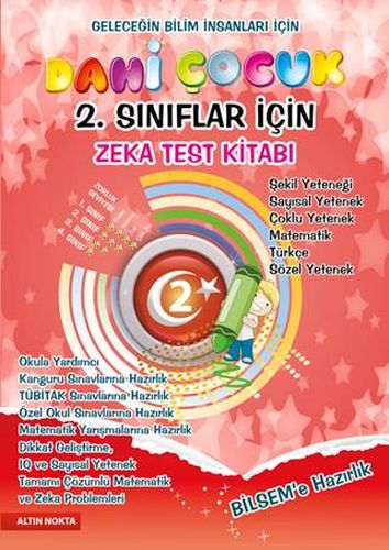 Dahi Çocuk 2. Sınıflar İçin Zeka Test Kitabı