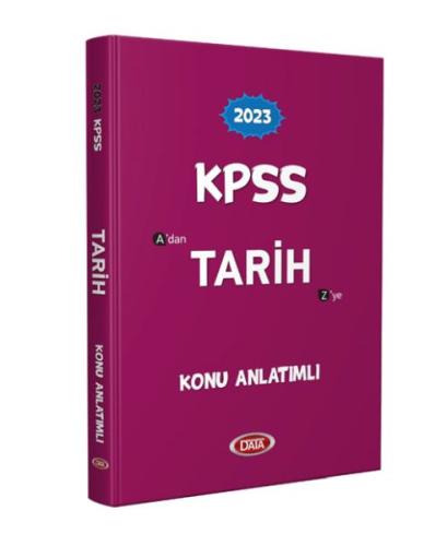 Data 2023 KPSS Tarih Konu Anlatımlı