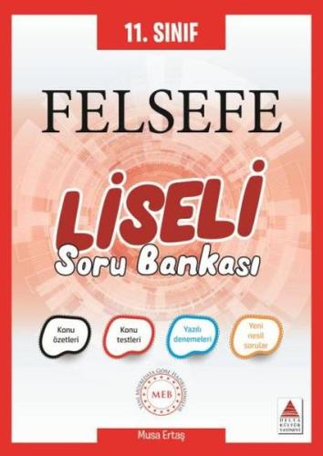 Delta 11. Sınıf Felsefe Liseli Soru Bankası (Yeni)