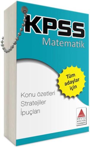 Delta Kültür KPSS Matematik Strateji Kartları