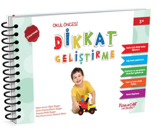 Dikkat Geliştirme Kitabı 3 Yaş