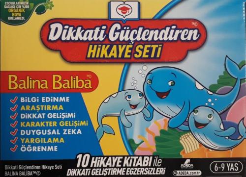 Dikkat Güçlendiren Hikaye Seti - Balina Baba (Kutulu 10 Kitap) (6-9 Ya