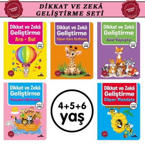 Dikkat ve Zekâ Geliştirme Seti (4+5+6 Yaş)