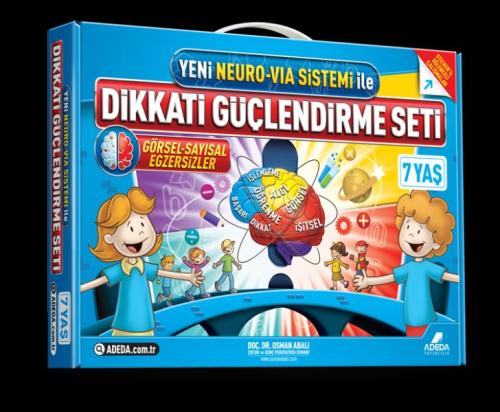 Dikkati Güçlendirme Seti 1. Sınıf 7 Yaş (3 Kitap Karton Kutu Set)