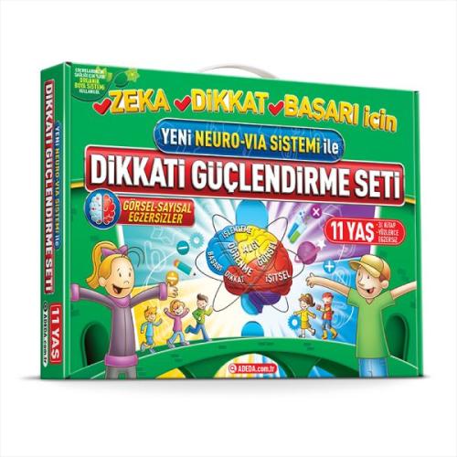 Dikkati Güçlendirme Seti - 5. Sınıf - 11 Yaş-Neuro Via